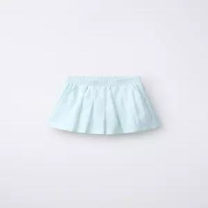 ZARA 나일론 플리츠 버뮤다 스커트 - 민트 3153846537 989362