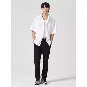 에잇세컨즈 [매일슬랙스] 슬림핏 베이직 슬랙스 블랙 (424721LY25) 424721LY25