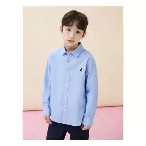 매장정품 [빈폴키즈 옥스포드 셔츠  넥타이 세트 블루 (BI6164UE1P) 244422