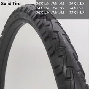 펑크방지 통고무 솔리드 타이어 로드 MTB 산악자전거 바퀴 교체용 20 24 26 인치