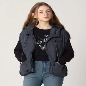 [보니스팍스][보니스팍스(Bonispax)] 신클라우드웰론 후드 숏 패딩 베스트 (택가격 23