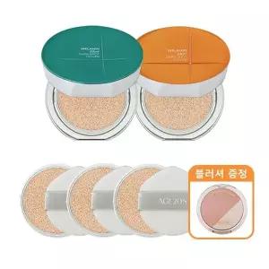 에이지20s 멜라닌샷 기미 커버 쿠션 홈쇼핑 26년형 21호 본품 2개+리필 3개+블러셔