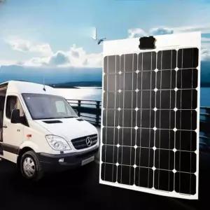 플렉시블 태양광패널 100w 집열판 캠핑카용 차량용 미니 150w