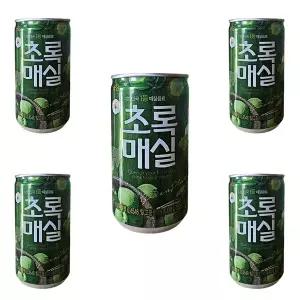 웅진 초록매실캔 180ml 90개