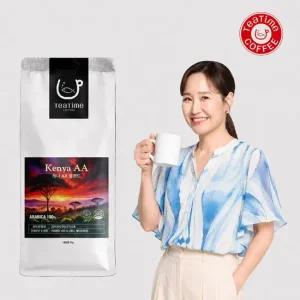 티타임 커피원두1kg 케냐AA 블렌드 아라비카 100 맛있는 달콤한 풍미있는 원두 홀빈 커피콩
