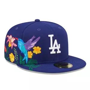 [관부가세포함] 새 상품 59FIFTY 야구 모자 - MLB LA 다저스 블루밍 로얄 블루 핏티드 햇