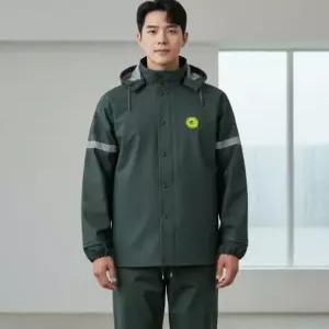제비표 라이더우비 남녀공용 빅사이즈우비 작업우의 상하세트