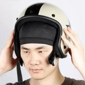 (색상 블랙)쿨캡 헬멧 속모자 비니 먼지 방지 기능성 이너캡 오토바이 자전거 현장 안전모 내피