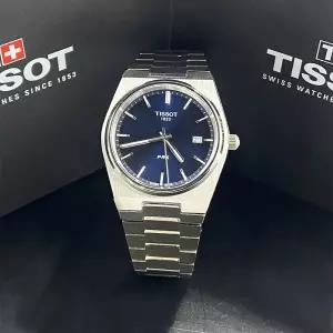 [Tissot] 티쏘 PRX/316L T137.410.11.041.00 블루 다이얼 남성용 40mm 쿼츠 크로노그래프 시계