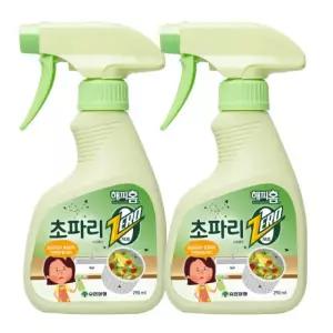옆집샵 주방 쾌적 초파리 제로 스프레이 2개 날파리 제거제 배수구 쓰레기통 위생 살충 스프레이