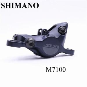 시마노 SLX BR-M7100 유압식 디스크 브레이크 2피스톤 캘리퍼 세트 앞/뒤 MTB 산악자전거