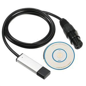 ABGI-RS485 DMX512 변환 케이블 무대 조명 컨트롤러 어댑터 장비 LED 제어