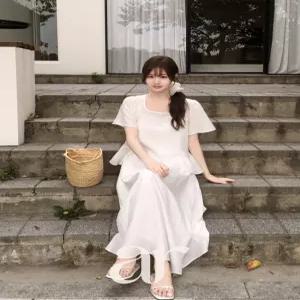 (블라우스스커트/세트템) 페플럼 블라우스 히든밴딩 플레어 롱스커트 투피스 하객룩 오피스룩 st3113