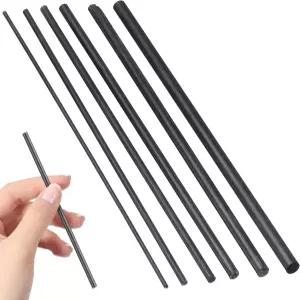 POPETPOP 낚싯대 수리 도구 6개 탄소 섬유 액세서리 mm+5mm+2mm+25mm+3mm+35mm 회전봉 바다봉