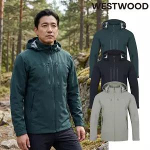 웨스트우드 남성 간절기 3L 방수 자켓 등산 점퍼 바람막이 케이투 에베레스트 한라산