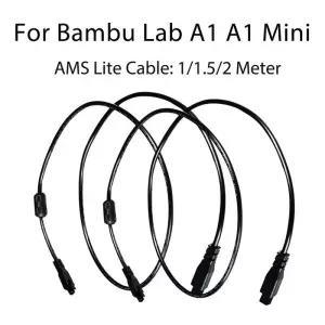 프린트케이블 프린터선 Bambu Lab AMS Lite 연장 케이블자석 링 필터 1M152M 4핀 케이블 Bambulab A1 A1min