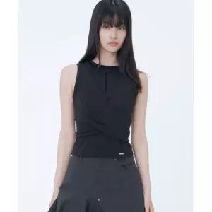 미세키서울 MISEKI SEOUL Tie-up layered sleeveless BLACK MSK26HSSL03BK 520123