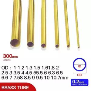 강관파이프 2개-15개 황동 파이프 02mm 벽 두께 1-11mm OD 튜브 구리 스몰