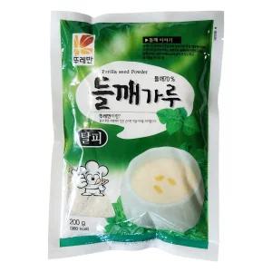뚜레반 들깨가루(탈피) 200g 분말 갈은 간들깨 가루팩 곡물팩 볶음깨 볶은