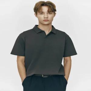 지오다노 폰테 슬릿넥 폴로 반팔티 015504 4color 5022606