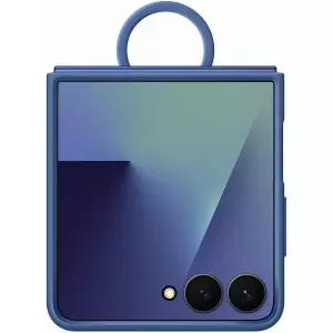 13840885 스마트폰 케이스 커버 갤럭시 Z플립7 Ring Silicone 블루 일본 EF-PF766TNEGJP