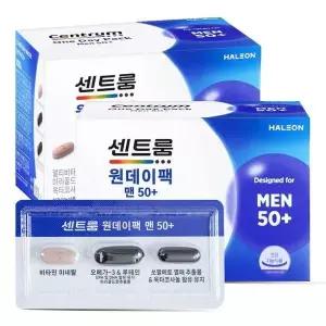 [하프클럽/기타]센트룸 원데이팩 맨 50  30개입 2박스 쏘팔메토 오메가3 루테