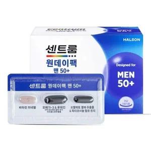 [하프클럽/기타]센트룸 원데이팩 맨 50  30개입 1박스 쏘팔메토 오메가3 루테