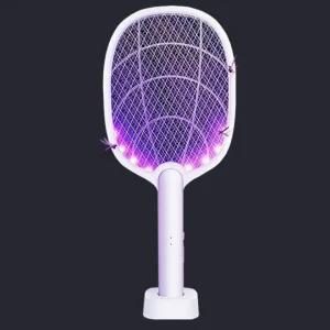 2in1 USB C타입 충전식 전자 전기 해충 파리채 모기 퇴치기 모기채 D618