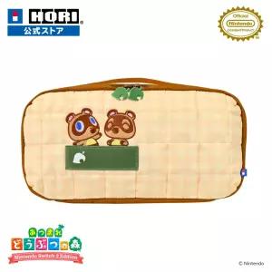 호리 닌텐도 스위치2 동물의숲 퀼팅 미디엄 파우치 DIY 라이프