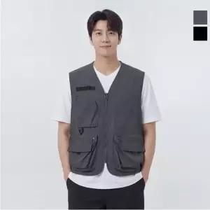 웨스트우드 남성 메쉬 테크조끼 전술조끼 월상품 작업복 시원한소재 냉감 케이투 블랙야크