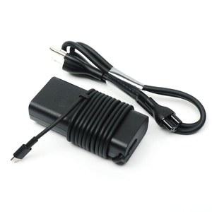 Dell 65W USB-C 노트북 충전기, 위도 7400 7410 7420 7430 7440 7450 AC 어댑터, 20V 3.25A 컴퓨터 충전기 코드 타입 C, 블랙, HA65NM190