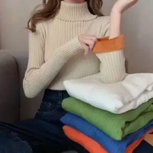 친절한탄씨 여자 목티 5color 골지니트 티셔츠 이너티 목폴라 기모안감 니트폴라 기모안감 터틀넥
