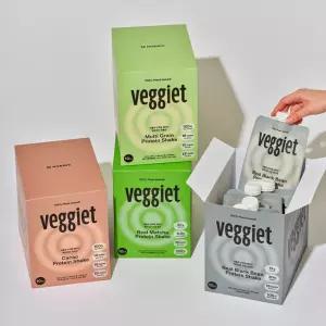 [신상] 40 OFF 베지어트 식물성 단백질 파우치 10ea 2박스 말차맛 딸기맛 2종 (