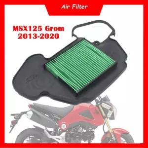 오토바이 교체 엔진 에어 필터 클리너 MSX125 공기 흡입 요소 Honda Grom MS As the picture