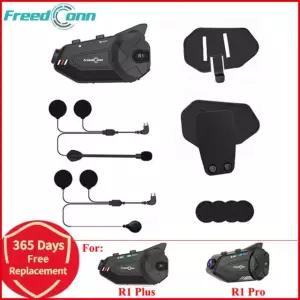 FreedConn R1 Pro R1-Plus 원래 부품 오토바이 인터콤 헬멧 소프트 하드 1 R1 5 pins Mic
