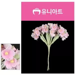 조화꽃 물망초꽃 분홍 유치원 환경판 어린이집 2000