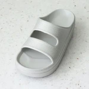 [롯데백화점]원더슈즈 [빅사이즈] 에르바 컴포트 메모리폼 미끄럼방지 통굽 슬리퍼 4.5CM SB-GLEANT
