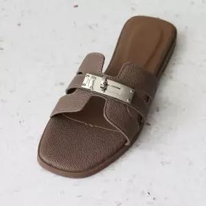 [롯데백화점]원더슈즈 트란툴 컴포트 쿠션 미끄럼방지 스퀘어 슬리퍼 1.5CM SB-197