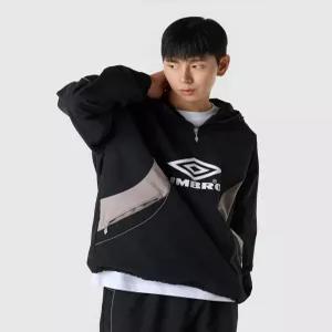 엄브로 HBL 엔지니어드 크루 후드 아노락 블랙(UQ323CWT97) 5434485