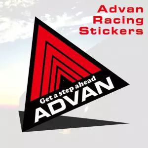 2x Advan Racing 데칼 스티커 JDM 드리프트 모든 자동차 레이싱 노트북 오토바 1pcs High 5cm