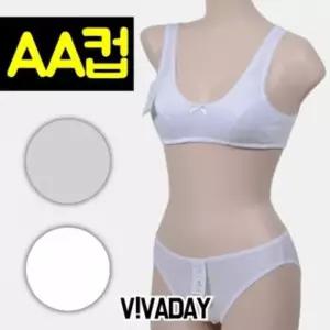 [라일리여성언더웨어] Rly DC VIVADAY-GJ08 코튼하트AA컵브라팬
