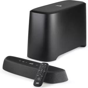 무선 서브우퍼 돌비 애트모스 및 DTS X 인증을 받은 TV용 Polk 오디오 MagniFi 미니 AX 사운드 바 특허받은