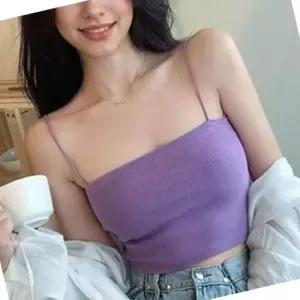 [라일리여성언더웨어] Rly 크롭끈나시 여성티셔츠 여성슬리브리스 레이어드이너 50681388)