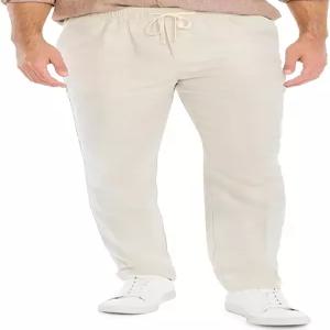 노티카 남성용 클래식 핏 린넨 드로스트링 팬츠