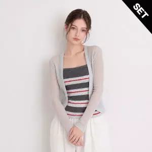 [올리비에스클로젯] [SET]볼레로 가디건 나시 세트_O2607SE093B
