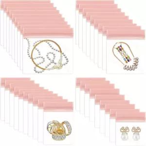 CXIPOL 36 PCS 변색 방지 주얼리 가방 믹스 사이즈 EVA 소형 보관 금과 은 주얼리용 파우치 열쇠 손목시계