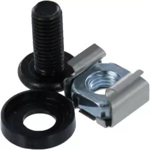 서버 선반 캐비닛용 NavePoint M6 케이지 너트 및 나사 - 50 Pk 랙 마운트