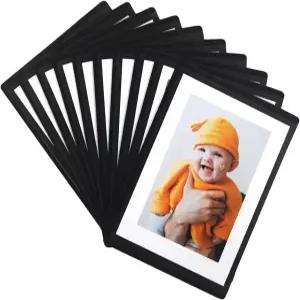 마그네틱 폴라로이드 액자 냉장고용 Instax 미니 사진 자석 2.5 x 3.5 슬리브 포켓 지갑 크기 사물함 장식