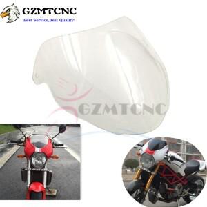 모터사이클 S2R S4R 윈드쉴드 윈드스크린 디플렉터 에어플로우 DUCATI MONSTER 2003 이후 모델 블랙 클리어