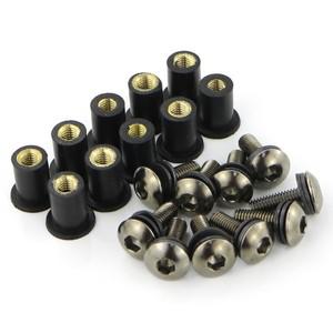 혼다 CBR125R CBR300R CBR600F 호환용 10pcs M5 * 16 윈드 스크린 볼트 키트